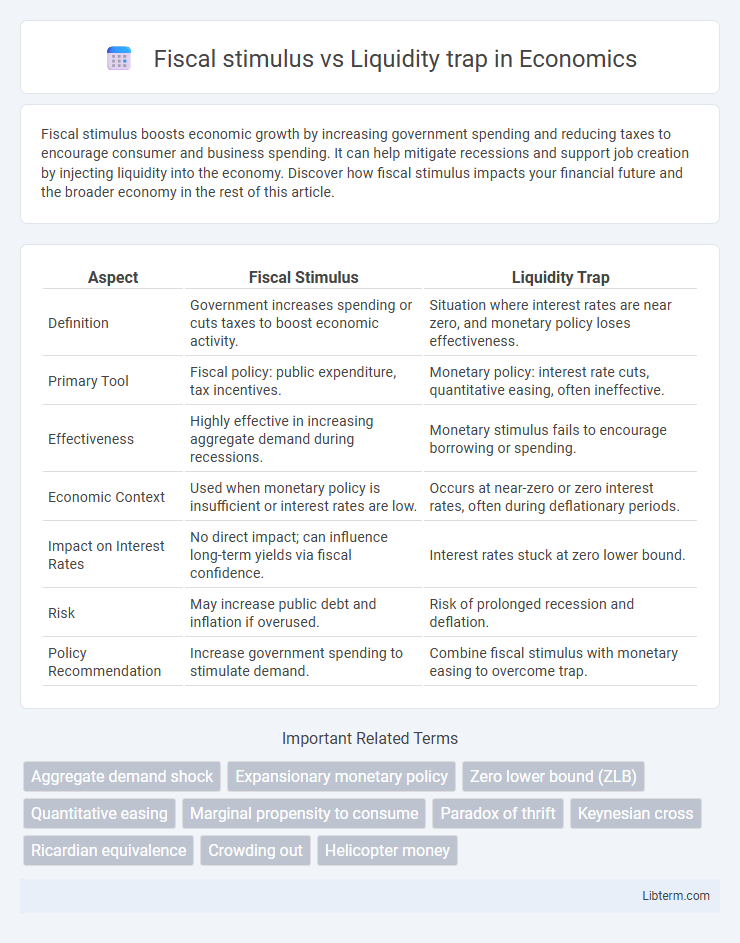 Liquidity trap vs Fiscal stimulus in Economics - What is The Difference?