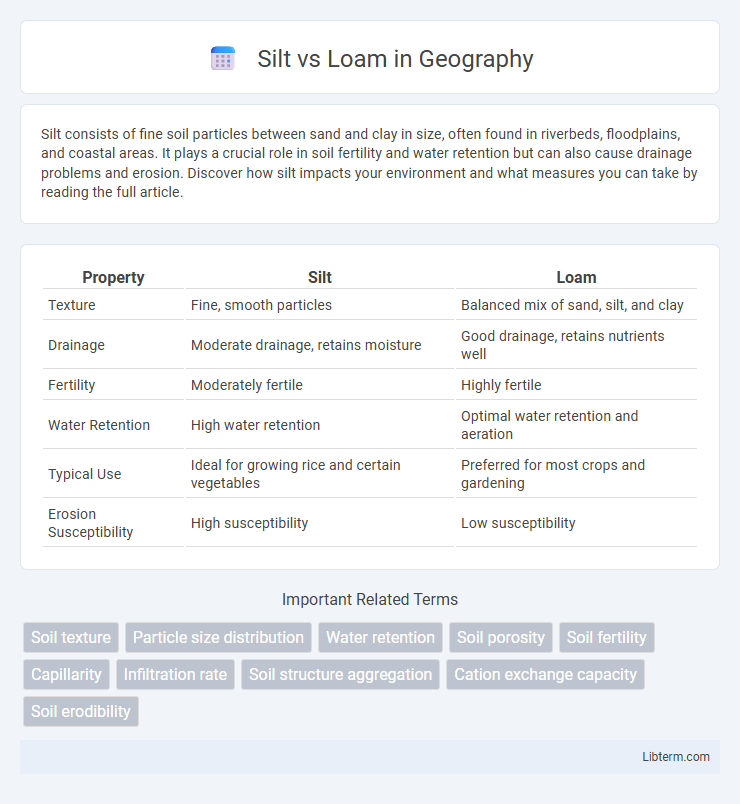 Loam vs Silt in Geography - What is The Difference?