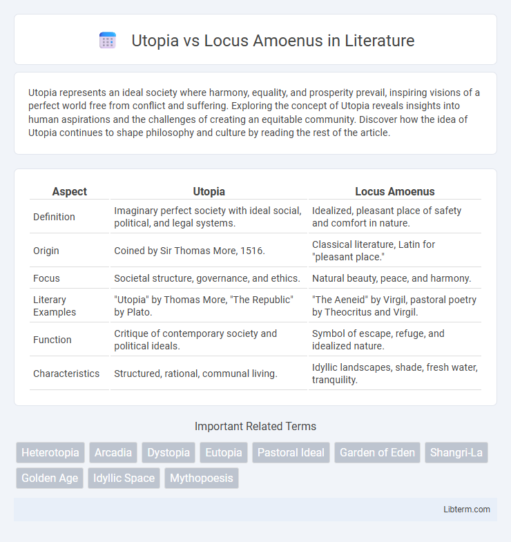 Locus Amoenus vs Utopia in Literature - What is The Difference?