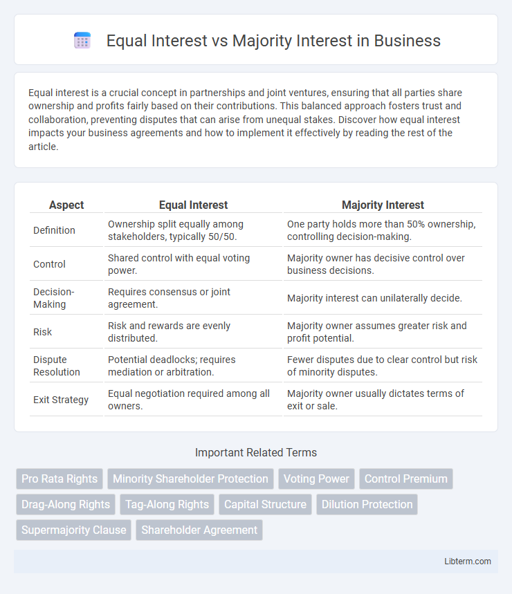 Majority Interest vs Equal Interest in Business - What is The Difference?
