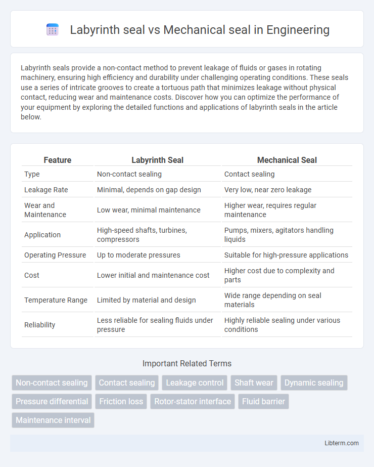 Mechanical seal vs Labyrinth seal in Engineering - What is The Difference?