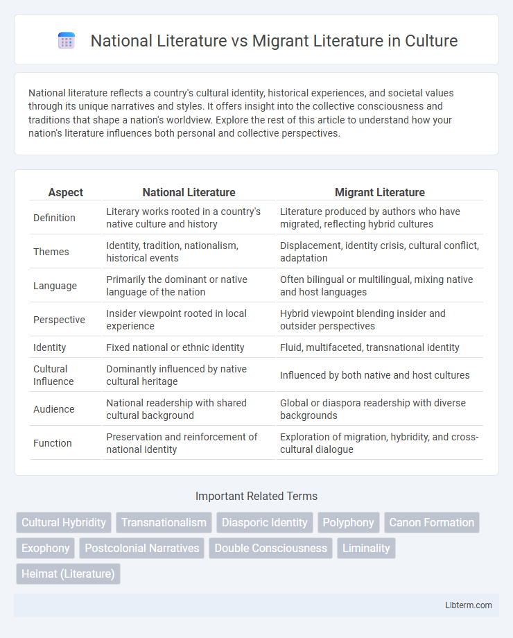 Migrant Literature vs National Literature in Culture - What is The Difference?