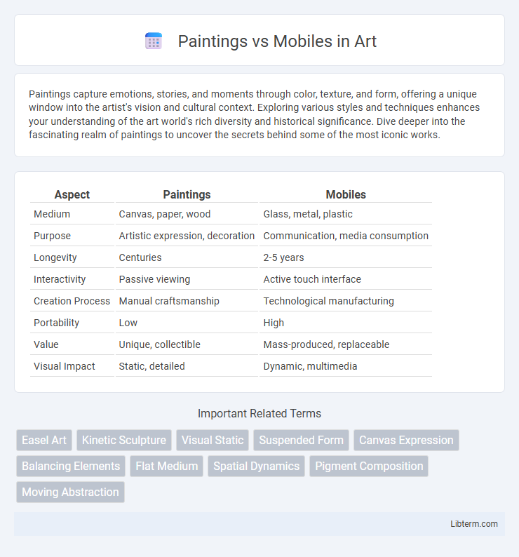 Mobiles vs Paintings in Art - What is The Difference?
