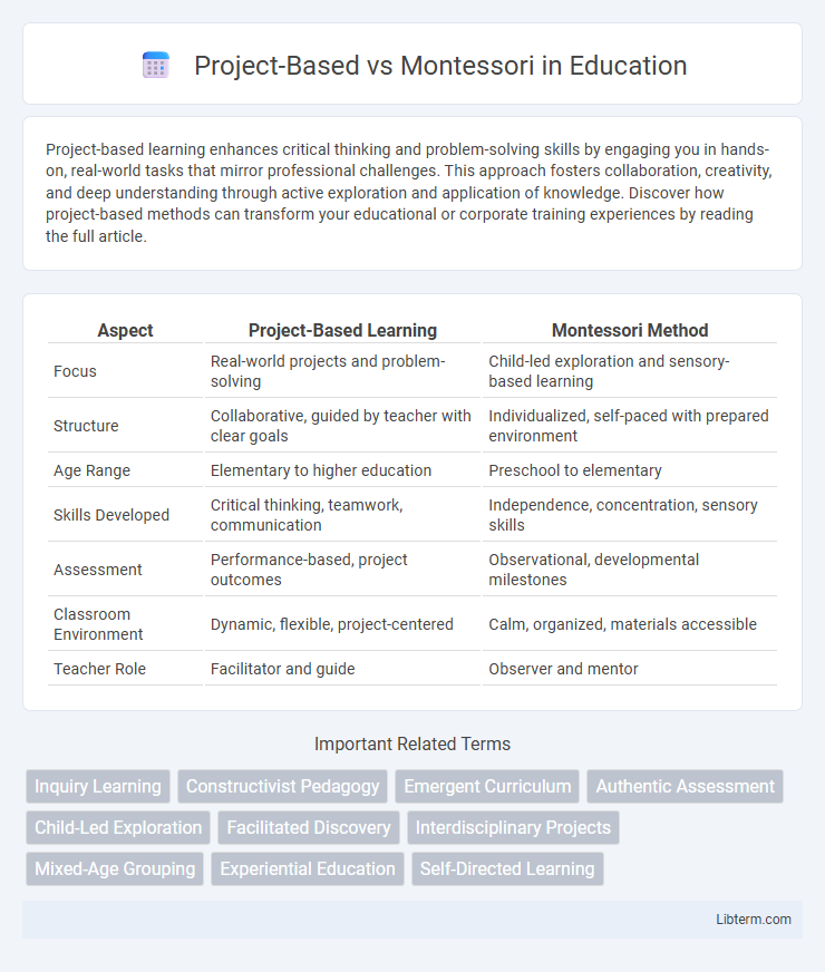 Montessori vs Project-Based in Education - What is The Difference?