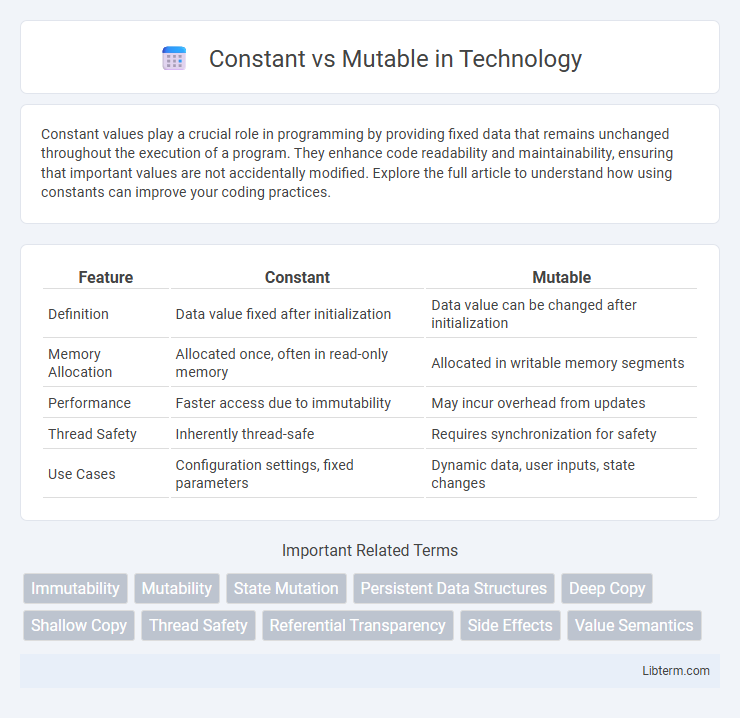 Mutable vs Constant in Technology - What is The Difference?