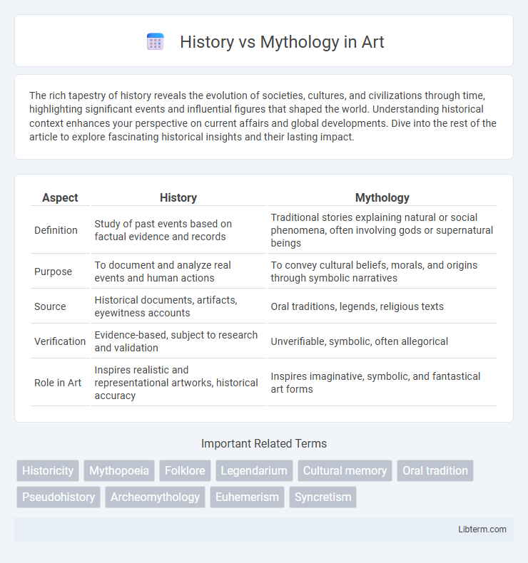Mythology vs History in Art - What is The Difference?