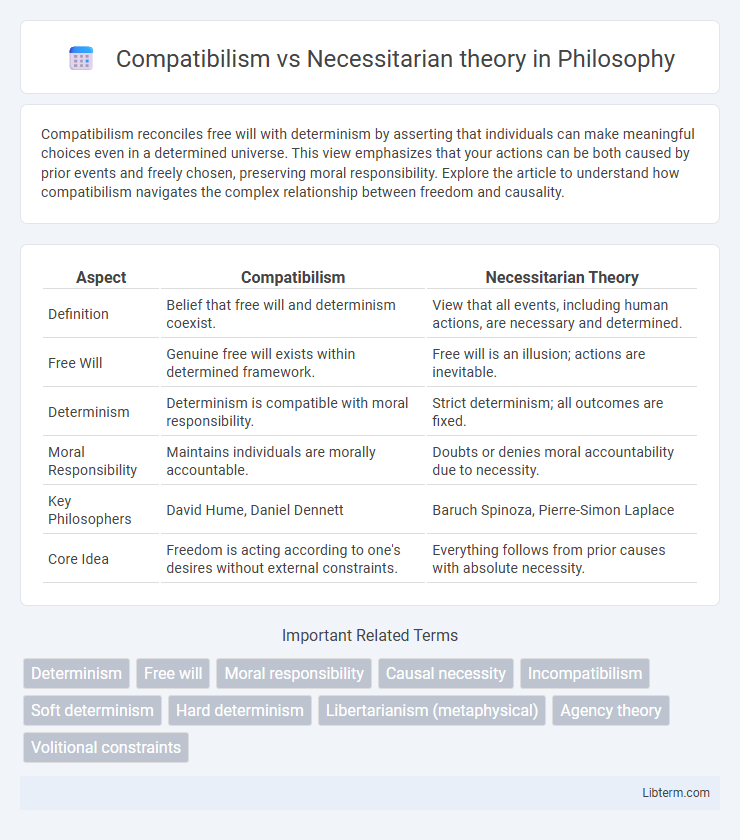 Necessitarian theory vs Compatibilism in Philosophy - What is The Difference?