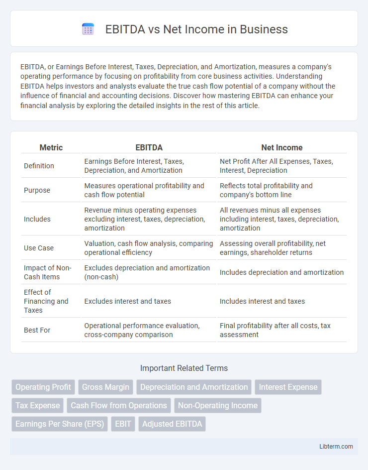 Net Income vs EBITDA in Business - What is The Difference?