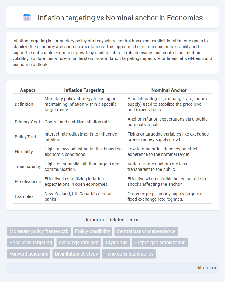 Nominal anchor vs Inflation targeting in Economics - What is The Difference?