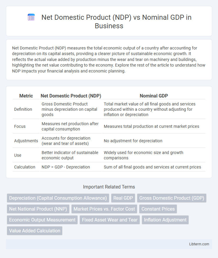 Nominal GDP vs Net Domestic Product (NDP) in Business - What is The Difference?