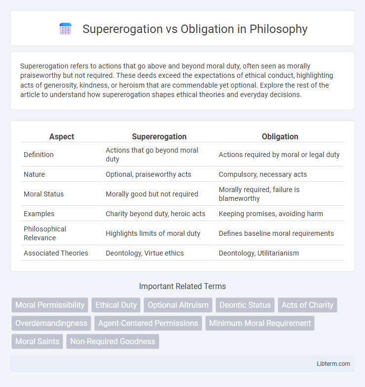 Obligation vs Supererogation in Philosophy - What is The Difference?