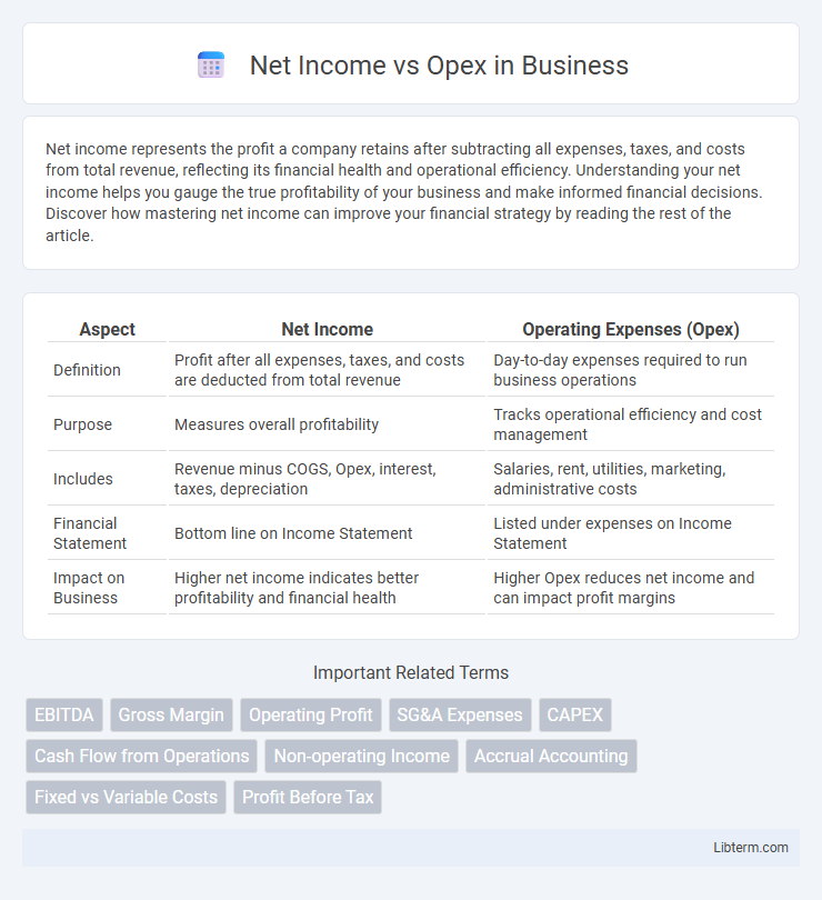 Opex vs Net Income in Business - What is The Difference?