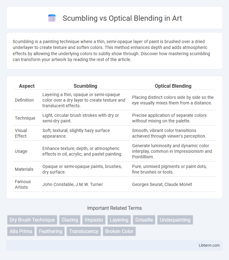 Optical Blending vs Scumbling in Art - What is The Difference?