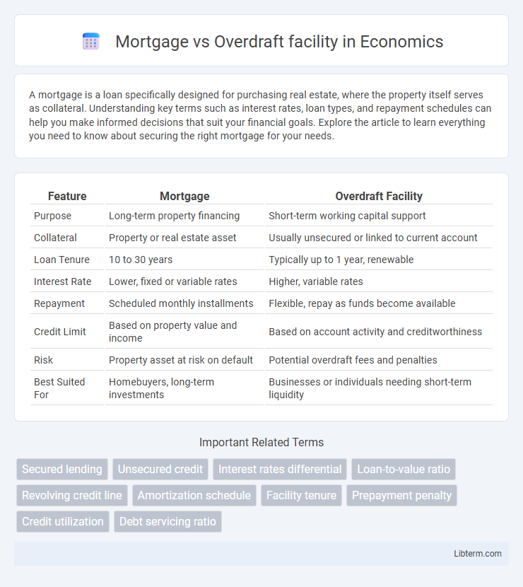 Overdraft facility vs Mortgage in Economics - What is The Difference?
