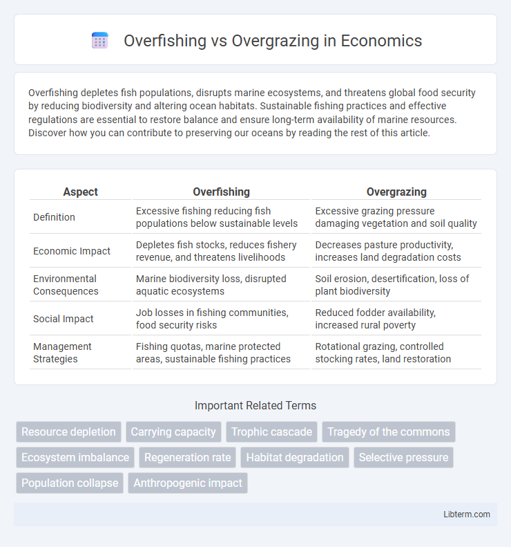 Overgrazing vs Overfishing in Economics - What is The Difference?