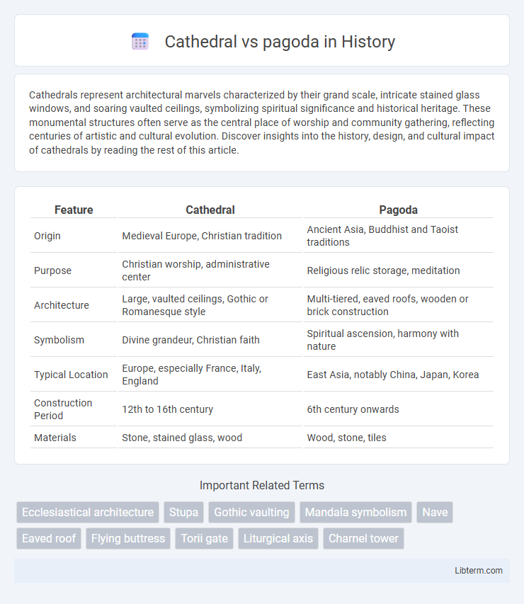 pagoda vs Cathedral in History - What is The Difference?