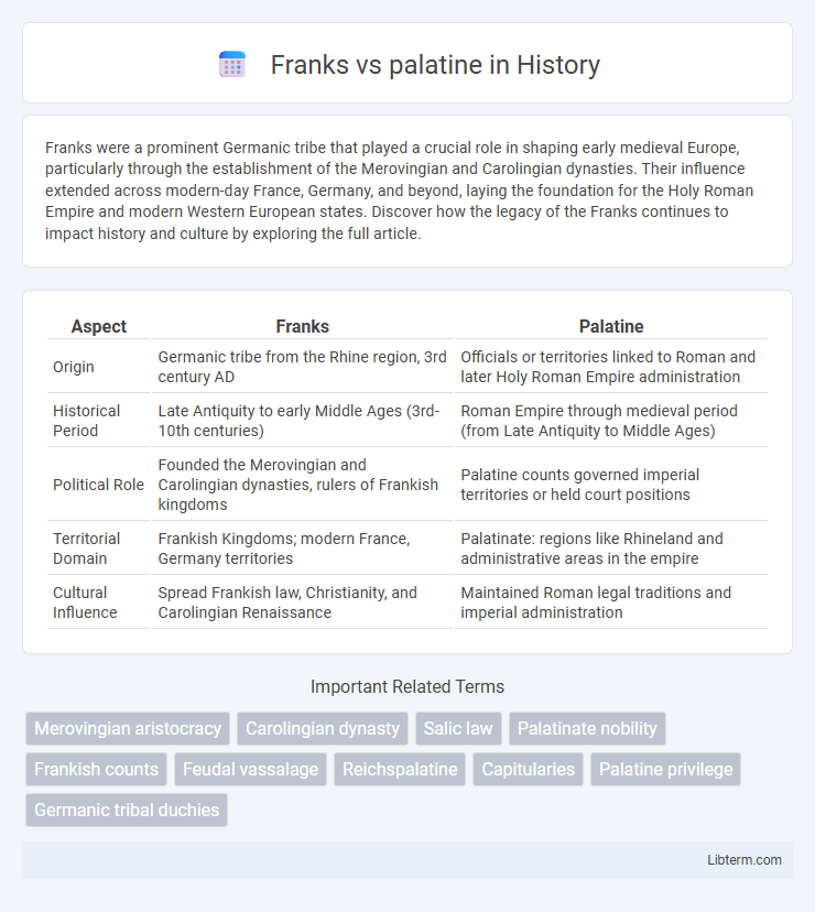 palatine vs Franks in History - What is The Difference?