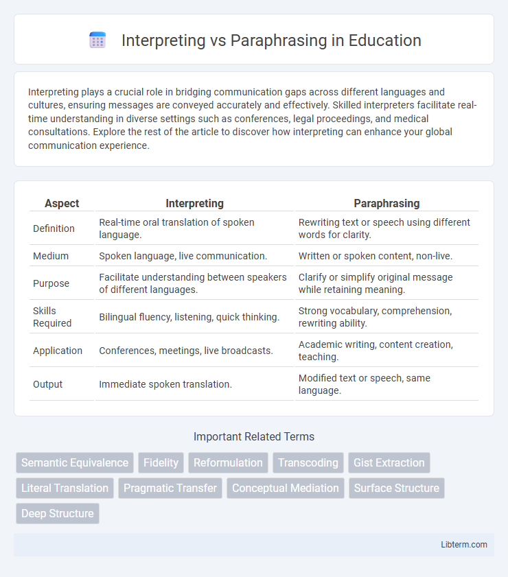 Paraphrasing vs Interpreting in Education - What is The Difference?