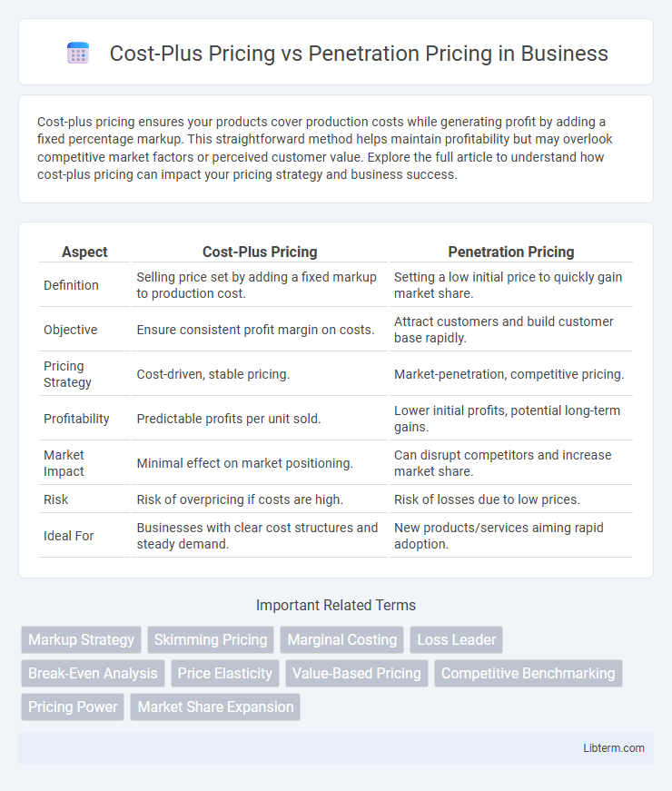 Penetration Pricing vs Cost-Plus Pricing in Business - What is The Difference?