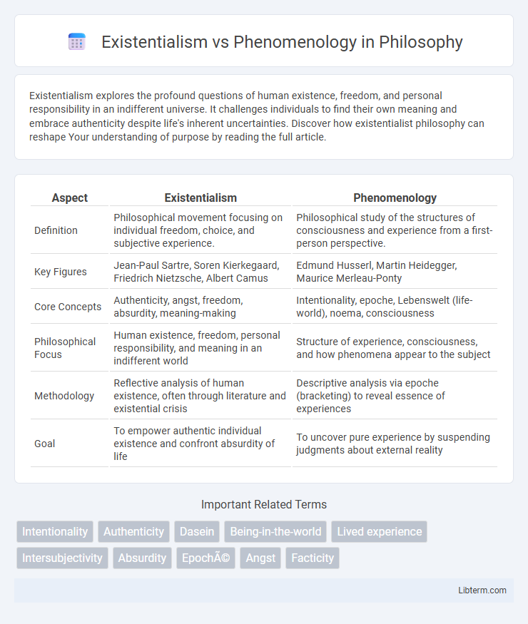 Phenomenology vs Existentialism in Philosophy - What is The Difference?