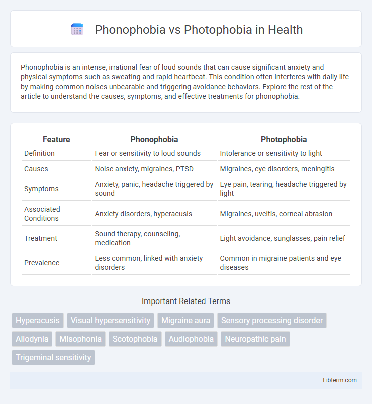 Photophobia vs Phonophobia in Health - What is The Difference?