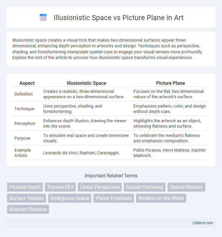 Picture Plane vs Illusionistic Space in Art - What is The Difference?
