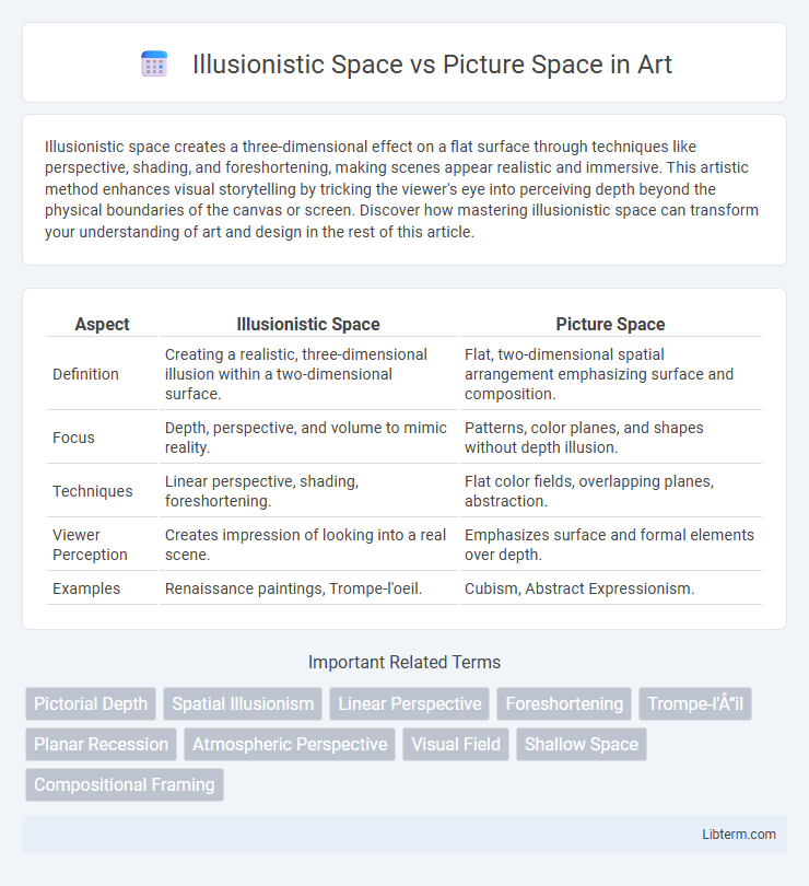 Picture Space vs Illusionistic Space in Art - What is The Difference?
