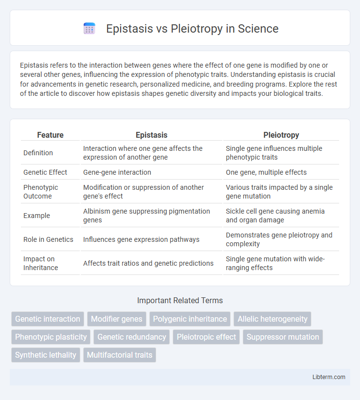 Pleiotropy vs Epistasis in Science - What is The Difference?