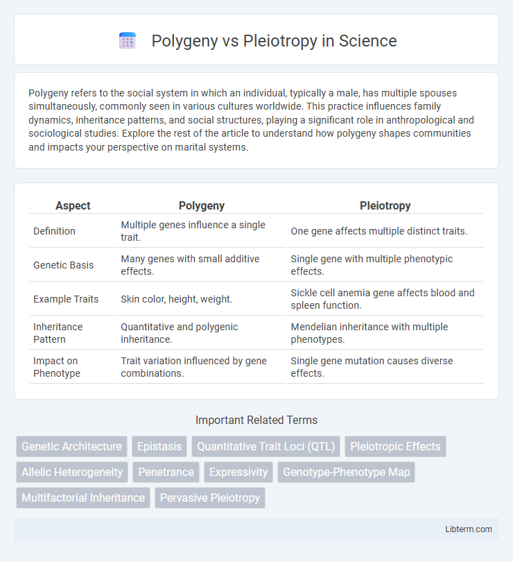 Pleiotropy vs Polygeny in Science - What is The Difference?