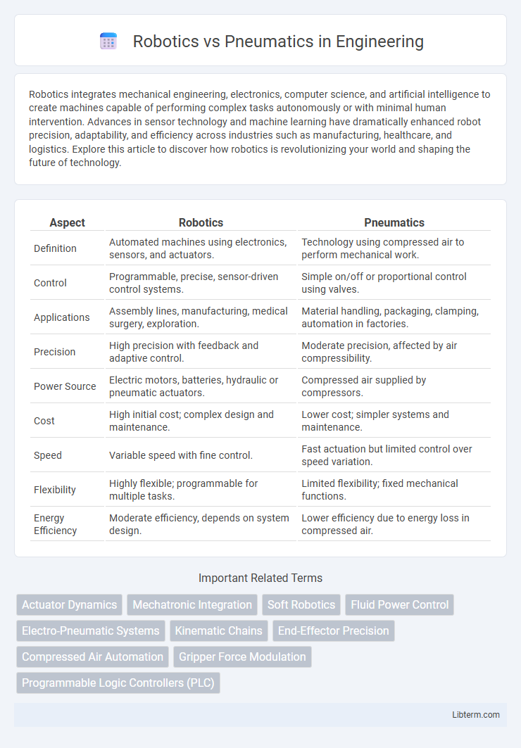 Pneumatics vs Robotics in Engineering - What is The Difference?