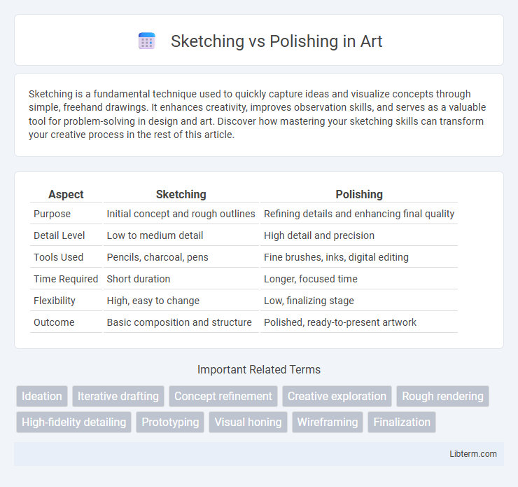 Polishing vs Sketching in Art - What is The Difference?