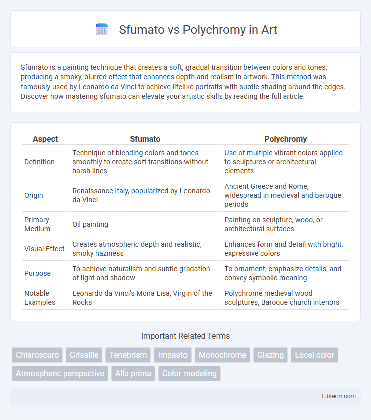 Polychromy vs Sfumato in Art - What is The Difference?