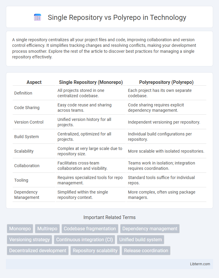 Polyrepo vs Single Repository in Technology - What is The Difference?