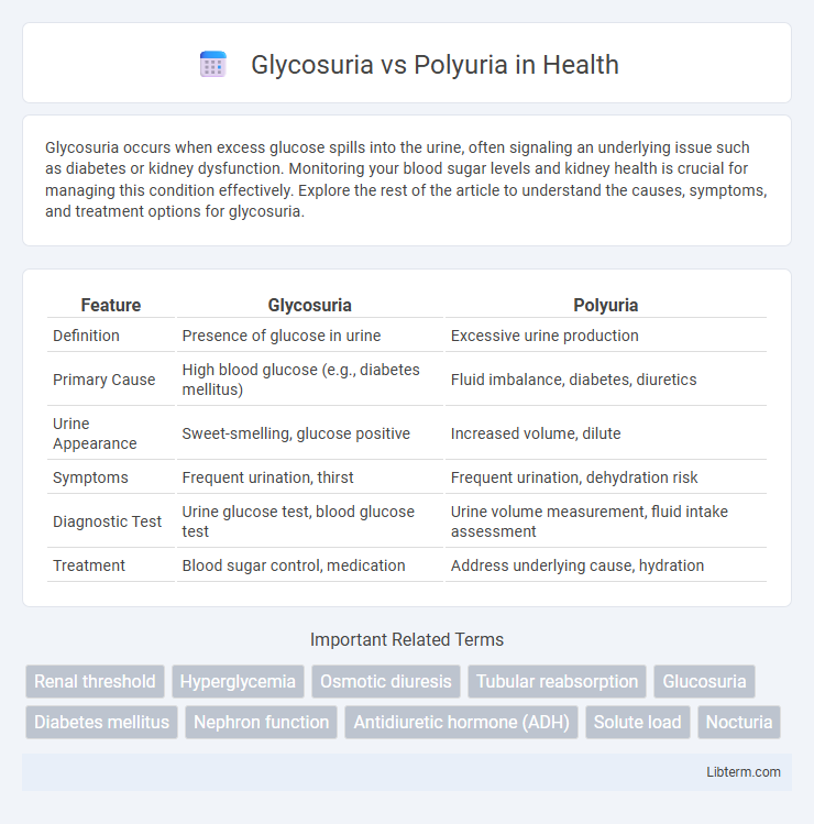 Polyuria vs Glycosuria in Health - What is The Difference?