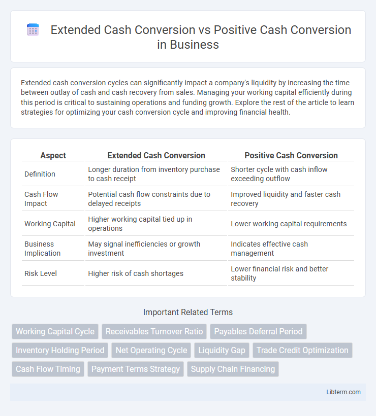 Positive Cash Conversion vs Extended Cash Conversion in Business - What is The Difference?