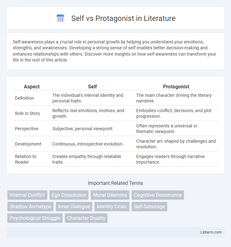 Protagonist vs Self in Literature - What is The Difference?