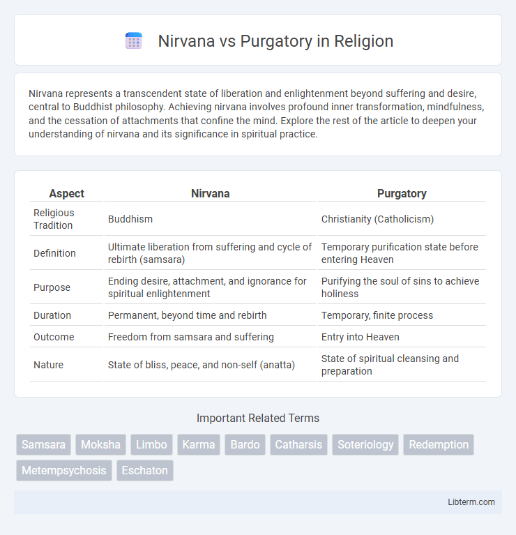 Purgatory vs Nirvana in Religion - What is The Difference?