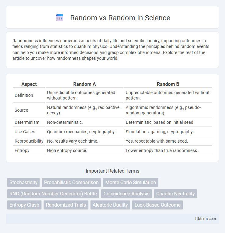Random vs Random in Science - What is The Difference?