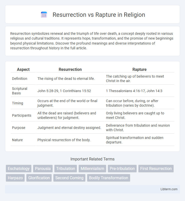 Rapture vs Resurrection in Religion - What is The Difference?