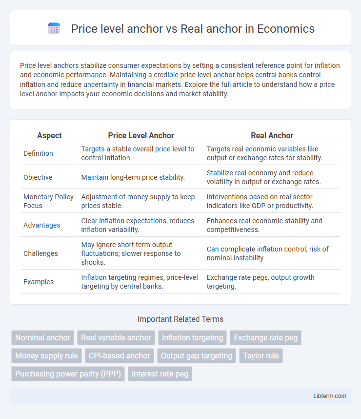 Real anchor vs Price level anchor in Economics - What is The Difference?