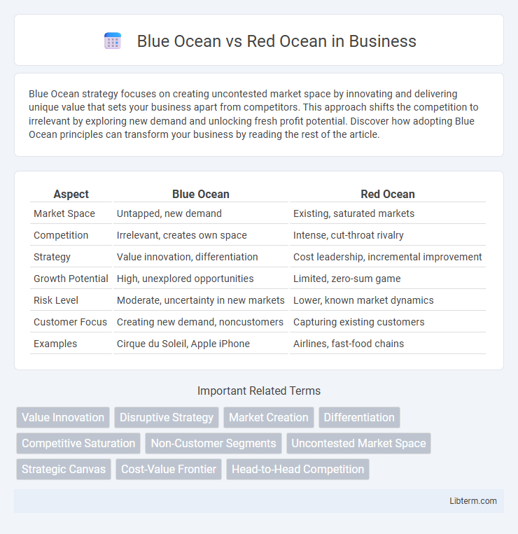 Red Ocean vs Blue Ocean in Business - What is The Difference?