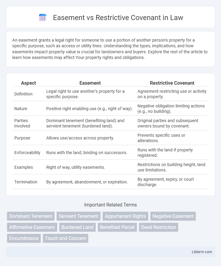 Restrictive Covenant vs Easement in Law - What is The Difference?