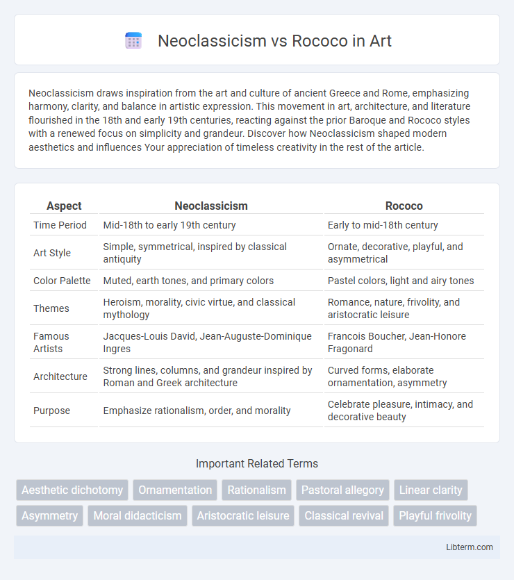 Rococo vs Neoclassicism in Art - What is The Difference?
