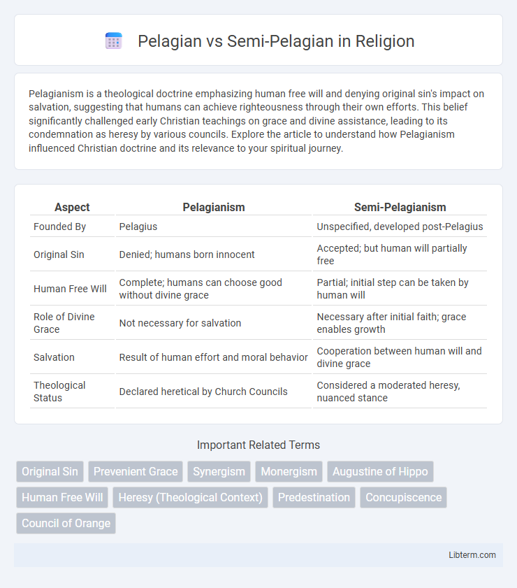 Semi-Pelagian vs Pelagian in Religion - What is The Difference?