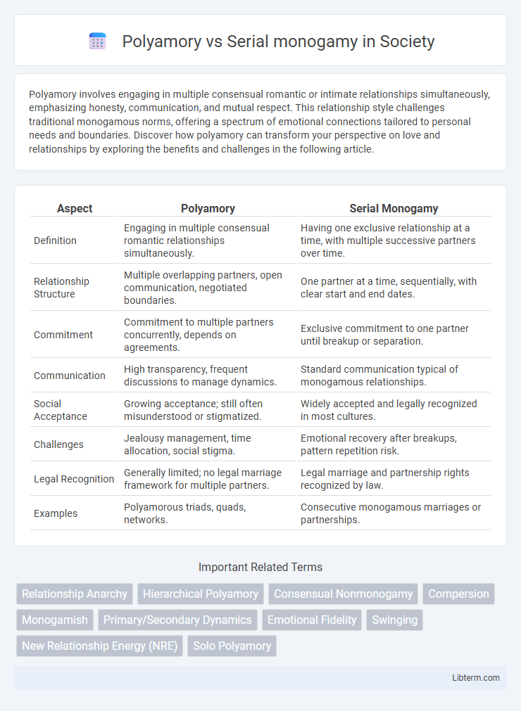 Serial monogamy vs Polyamory in Society - What is The Difference?
