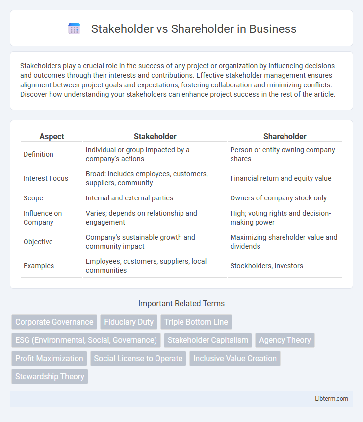 Shareholder vs Stakeholder in Business - What is The Difference?