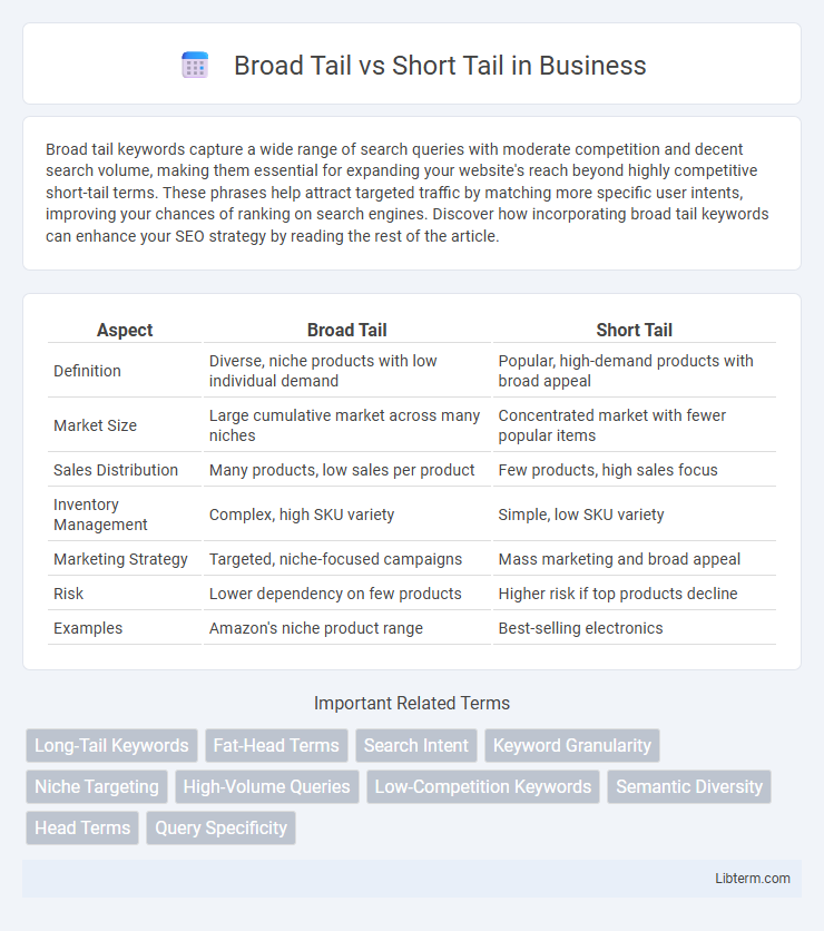 Short Tail vs Broad Tail in Business - What is The Difference?
