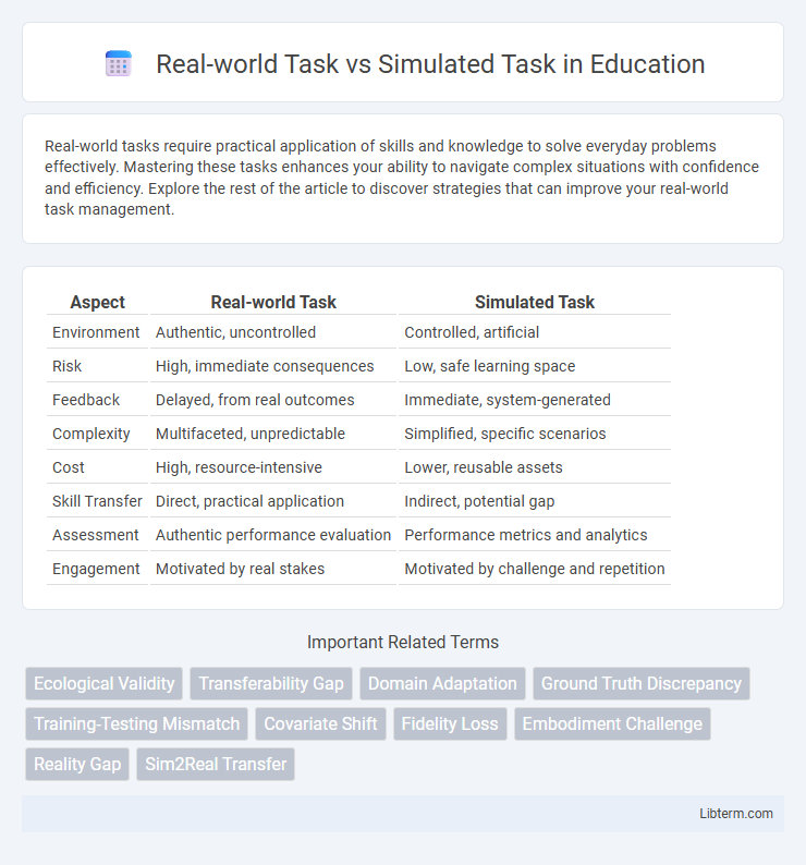 Simulated Task vs Real-world Task in Education - What is The Difference?