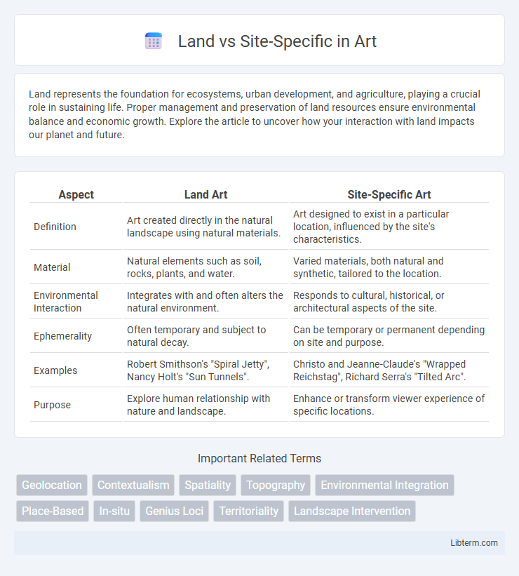 Site-Specific vs Land in Art - What is The Difference?