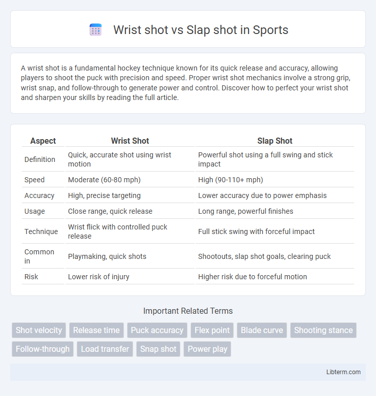 Slap shot vs Wrist shot in Sports - What is The Difference?